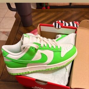 Nike women’s Green and White Sneakers